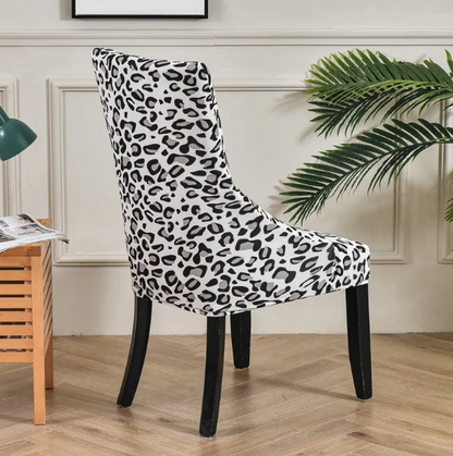 Housse de chaise <br> Inclinée Léopard