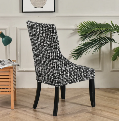 Housse de chaise Inclinée  <br> Pied-de-poule