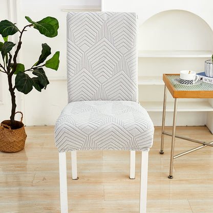 Housse de chaise <br>  Losange Gris Clair