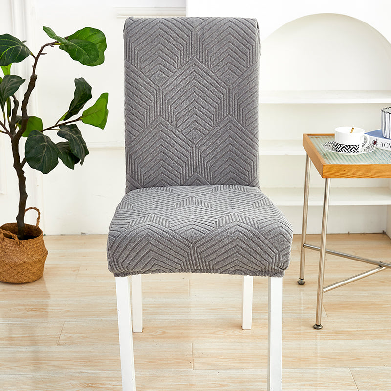 Housse de chaise <br>  Losange Gris
