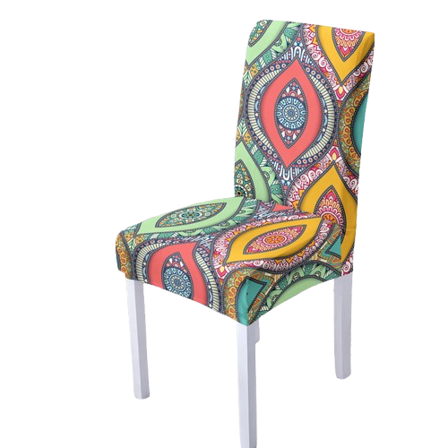 Housse de chaise <br> Mandala Ethnique
