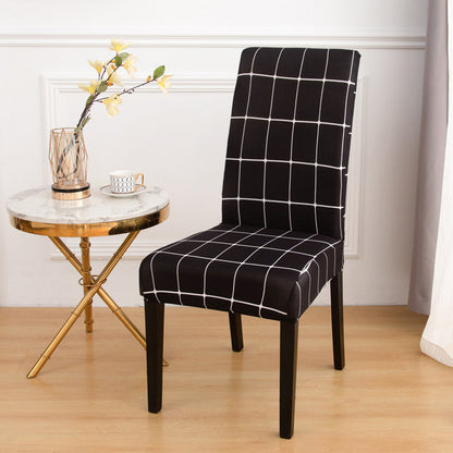 Housse de chaise <br> Monochrome Noir et Blanc