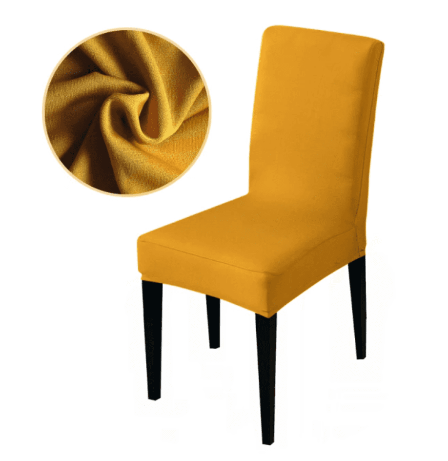 Housse de chaise <br> Moutarde