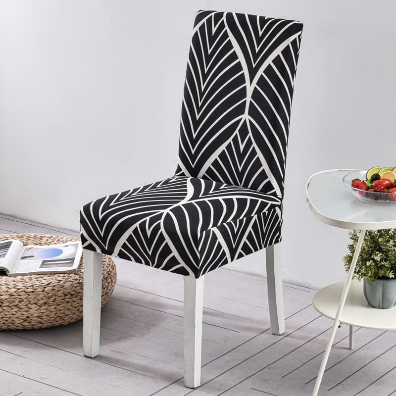 Housse de chaise <br> noir élancé