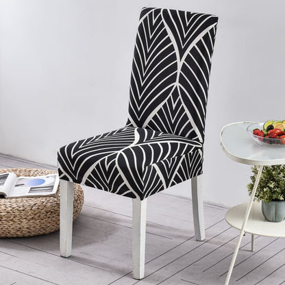 Housse de chaise <br> noir élancé