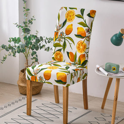 Housse de chaise <br> oranges éclatants