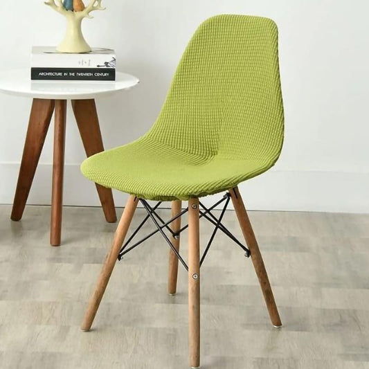 Housse chaise Scandinave <br> Côtelée Vert Clair