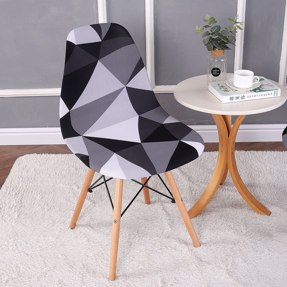 Housse chaise Scandinave <br> Géométrique