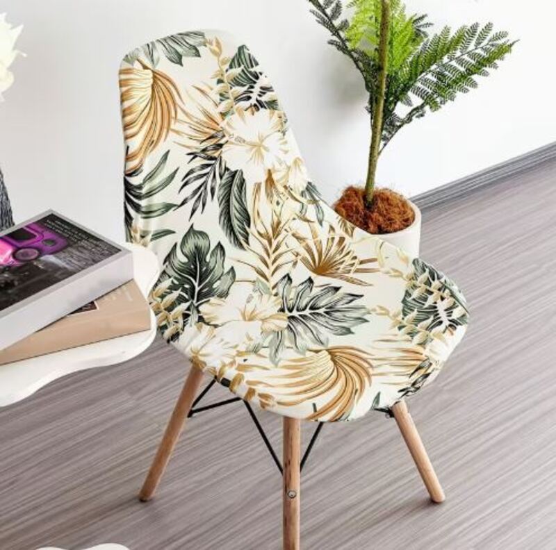 Housse chaise Scandinave <br> Harmonie Tropicale