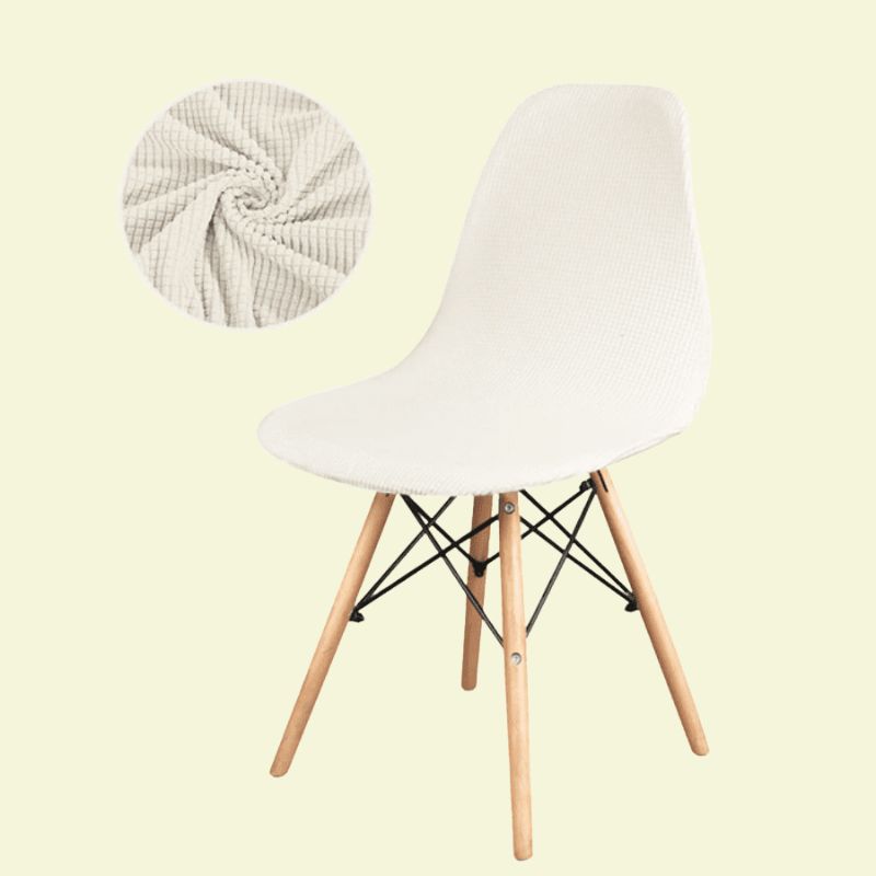 Housse chaise Scandinave <br> Ivoire