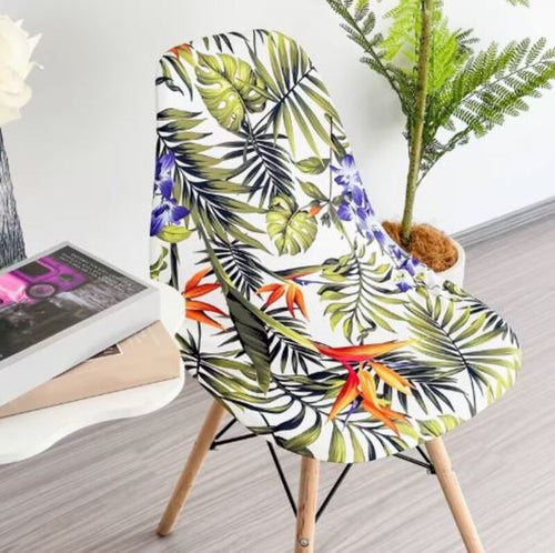 Housse chaise Scandinave <br> Luxe Tropicale
