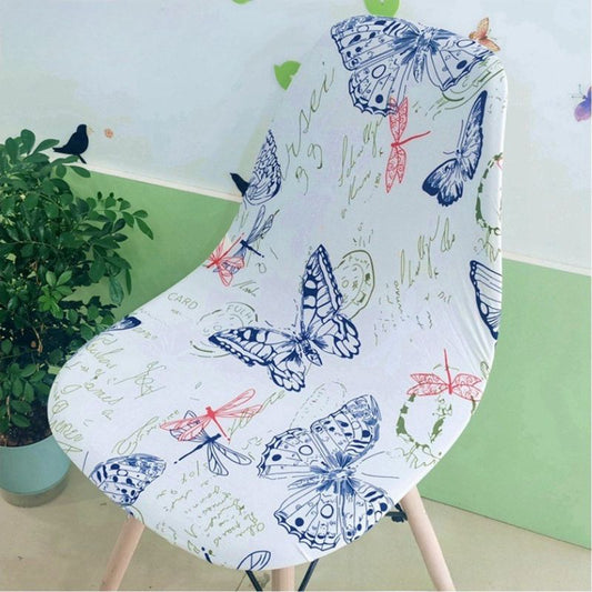 Housse chaise Scandinave <br> Papillon