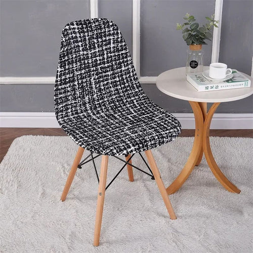 Housse chaise Scandinave <br> Pied de Poule