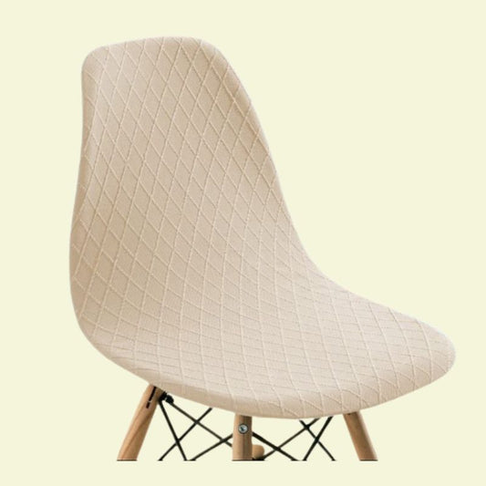 Housse chaise Scandinave <br> Universelle Beige