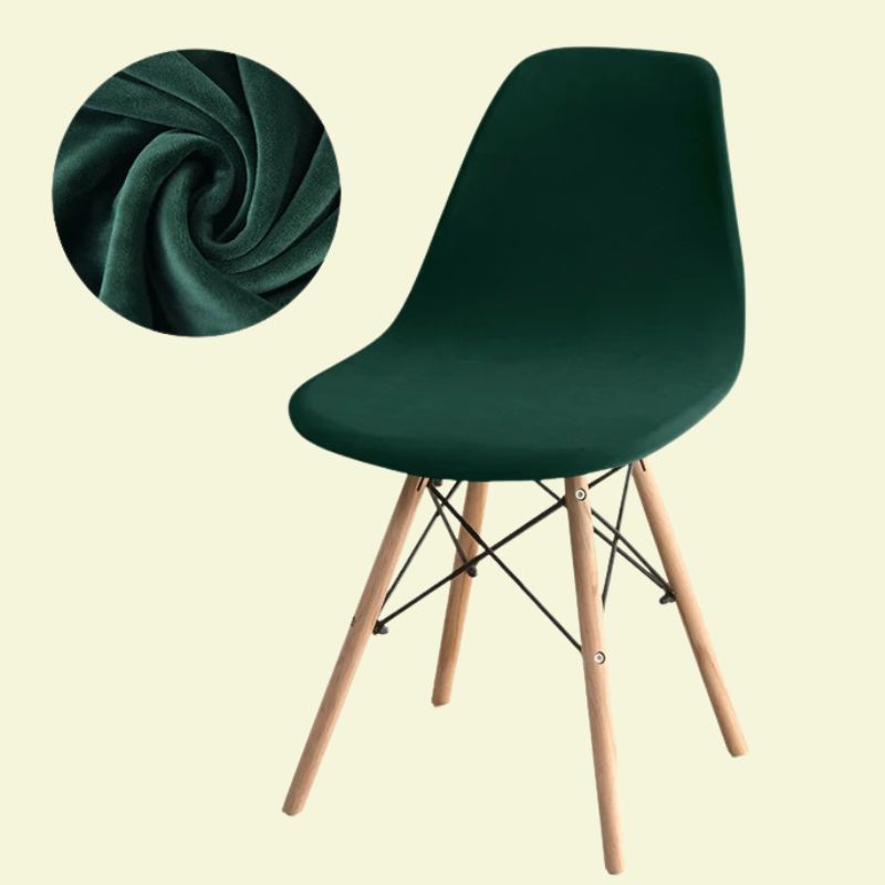 Housse chaise Scandinave <br>  Vert Foncé