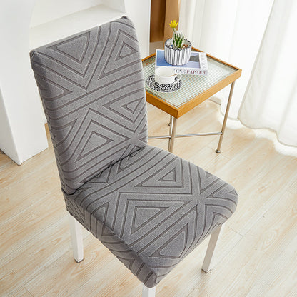Housse de chaise <br> Triangle Gris