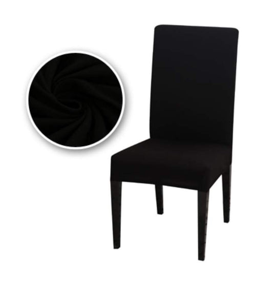 Housse de chaise Noire <br> Universelle
