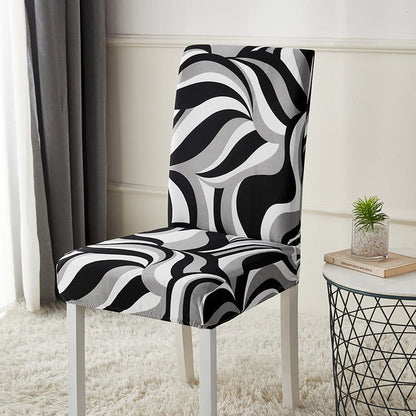 Housse de chaise <br> vagues modernes