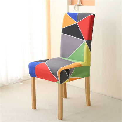 Housse de chaise <br> vibrations géométriques