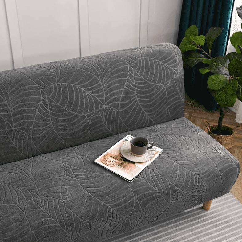 Housse pour canapé clic clac - Housse pour clic clac imperméable gris foncé