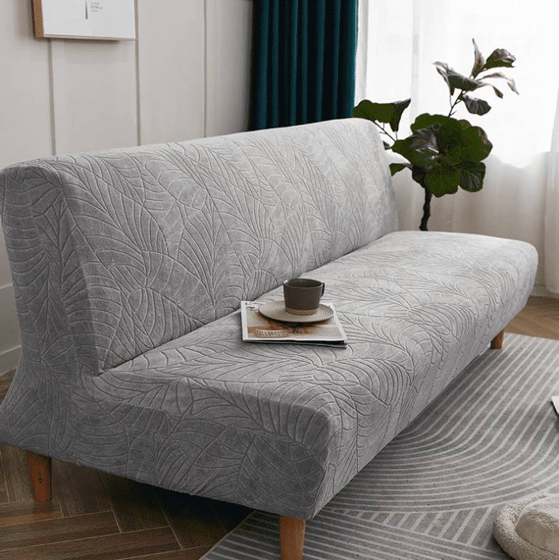 Housse pour canapé clic clac - Housse pour clic clac Imperméable gris