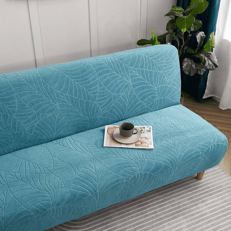 Housse pour canapé clic clac - Housse pour clic clac imperméable bleu ciel