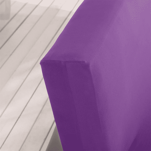 Housse de Canapé Clic Clac Motif Moderne Violet - Design Universelle & Moderne