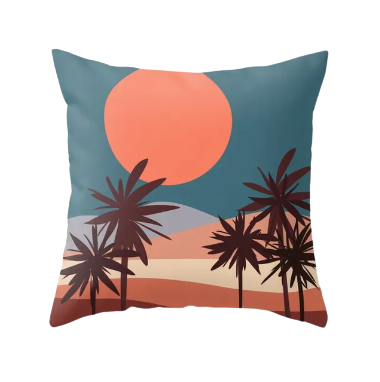 Housse de coussin 45x45 <br> Coucher de Soleil