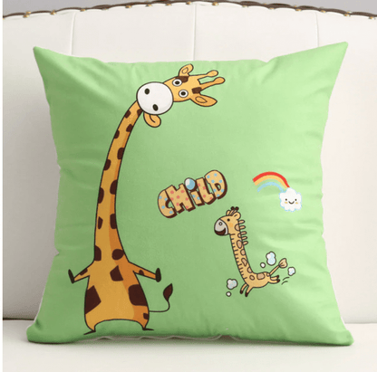 Housse de coussin 45x45 <br> Girafe