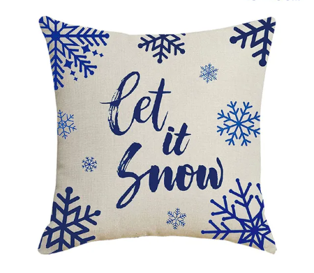 Housse de coussin 45x45 <br> Snow