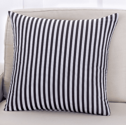 Housse de coussin 60x60 <br> Noir et Blanc