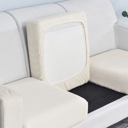 Housse de Coussin Canapé <br> Blanc