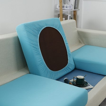 Housse de Coussin Canapé <br> Extensible Bleu Ciel
