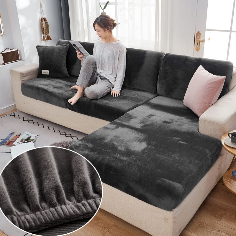 Housse de Coussin Canapé <br> Gris