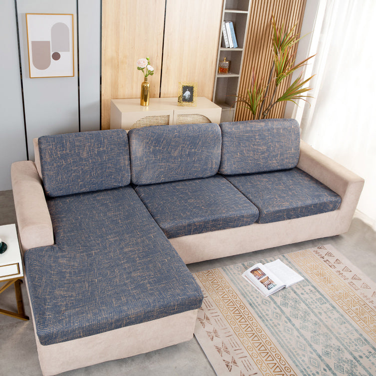 Housse de Coussin Canapé <br> Imprimée Bleu