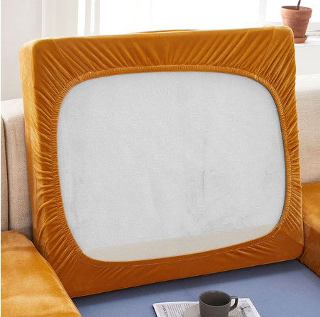 Housse de Coussin Canapé <br> Jaune Moutarde