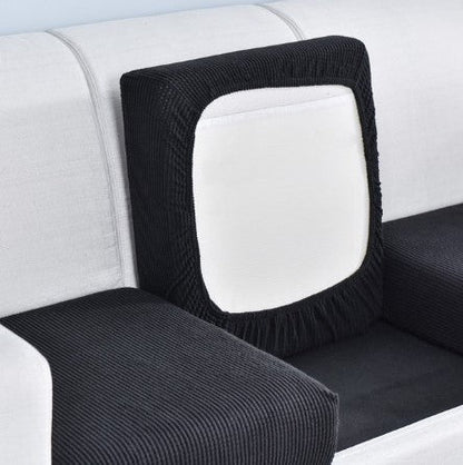 Housse de Coussin Canapé <br> Noir