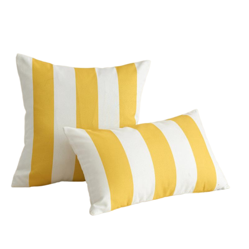 Housse de coussin <br> Rayé
