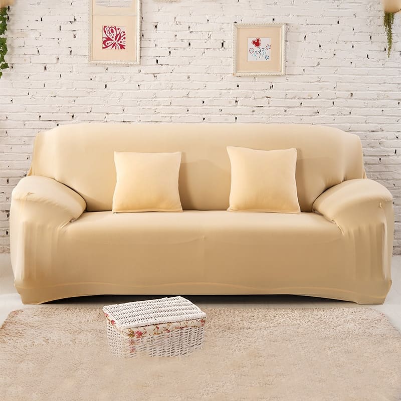 Housse de Canapé Extensible <br> Beige