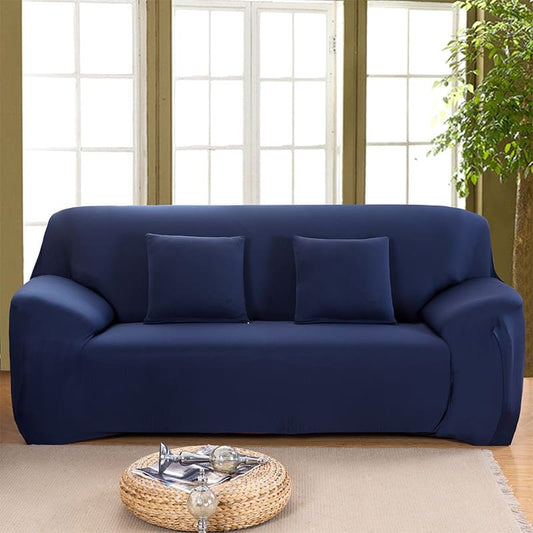 Housse de Canapé Extensible <br> Bleu Marine