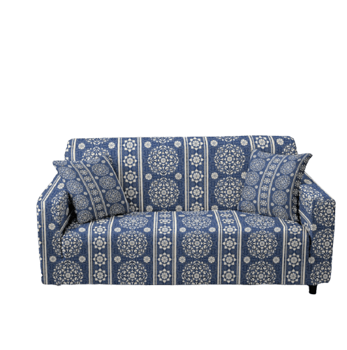 Housse de Canapé Extensible <br> Bohème Bleu