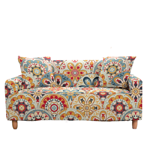 Housse de Canapé Extensible <br> Bohème Jaune