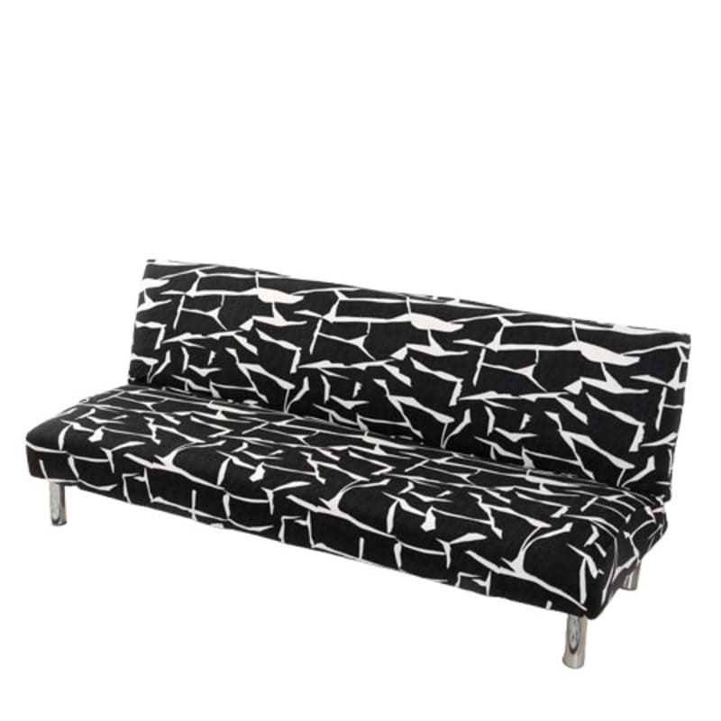 Housse de Canapé Extensible <br> Graphique Noire