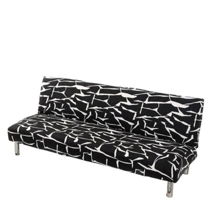 Housse de Canapé Extensible <br> Graphique Noire