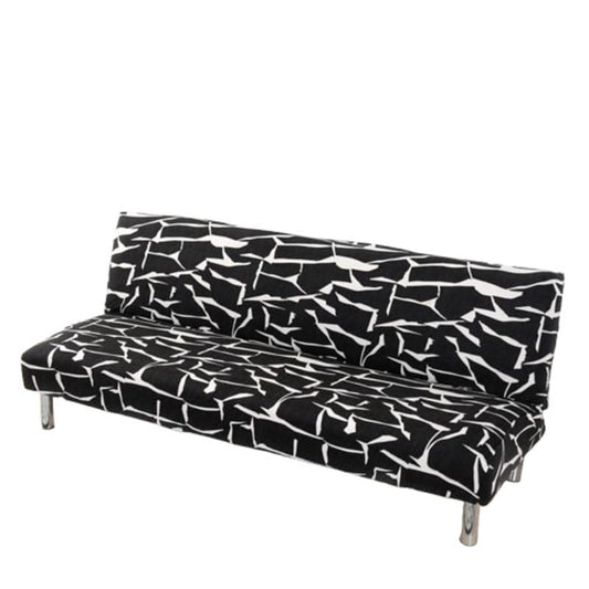 Housse de Canapé Extensible <br> Graphique Noire