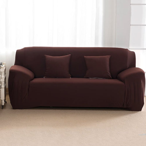 Housse de Canapé Extensible <br> Marron