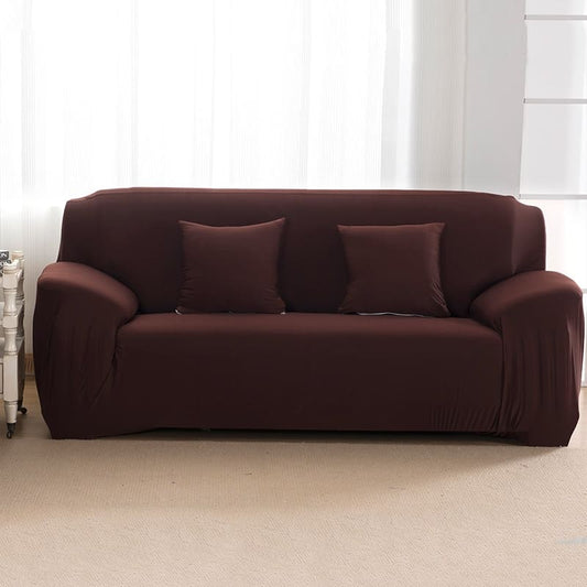 Housse de Canapé Extensible <br> Marron