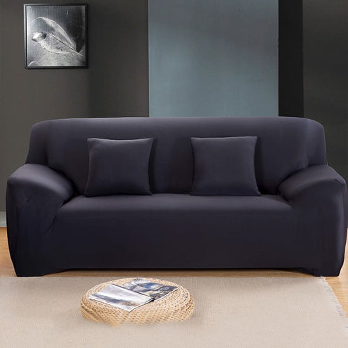 Housse de Canapé Extensible <br> Noir