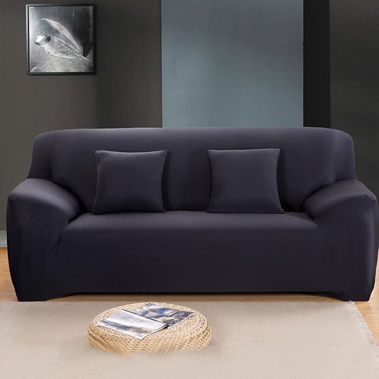 Housse de Canapé Extensible <br> Noir