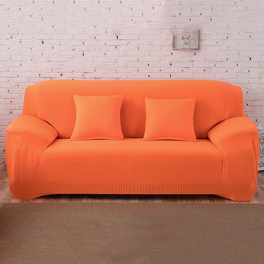 Housse de Canapé Extensible <br> Orange